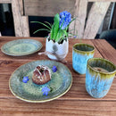 Flussufer - Dessertteller 4er-Set